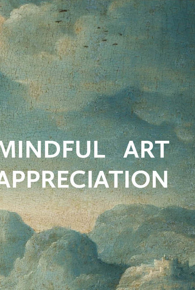 Affiche mindful art appreciation