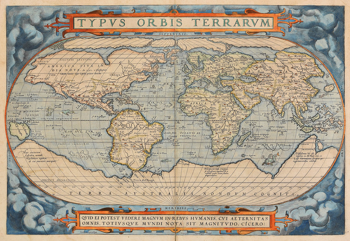 MAPPEMONDE D’ORTELIUS MAPPEMONDE D’ORTELIUS