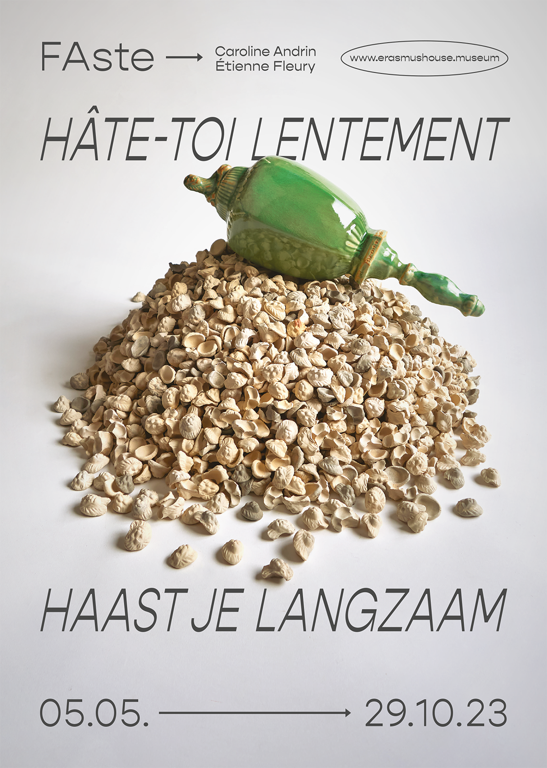 Visuel exposition Hâte-toi lentement / FAste