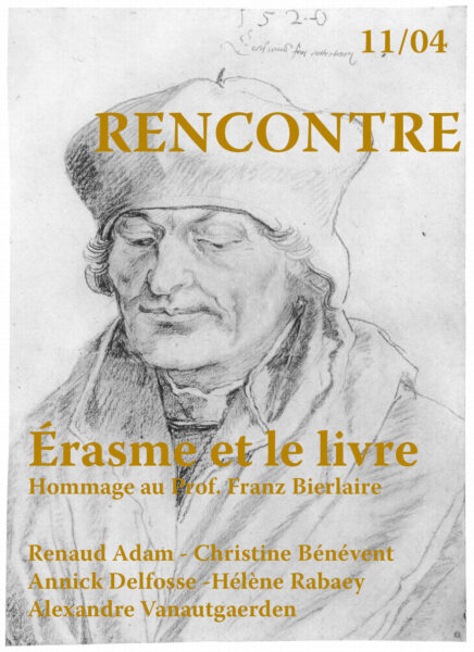 affiche rencontre Erasme et le livre affiche rencontre Erasme et le livre